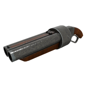 Damascus & Mahogany Scattergun