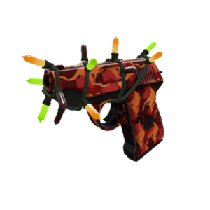 Strange Festivized Professional Killstreak Red Rock Roscoe Pistol (Factory New)