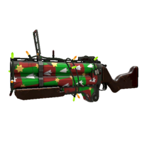 Strange Unusual Festivized Professional Killstreak Gifting Mann's Wrapping Paper Loch-n-Load (Well-Worn)