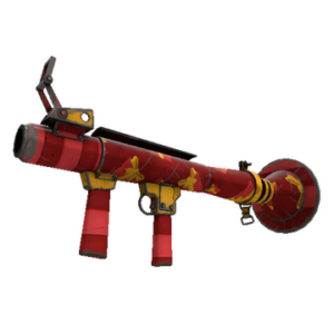 Strange Unusual Gift Wrapped Rocket Launcher (Well-Worn)