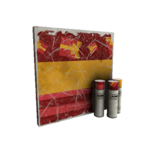 Strange Unusual Gift Wrapped War Paint (Well-Worn)