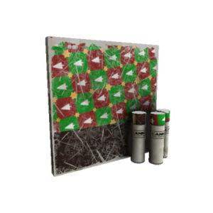 Strange Unusual Gifting Mann's Wrapping Paper War Paint (Well-Worn)