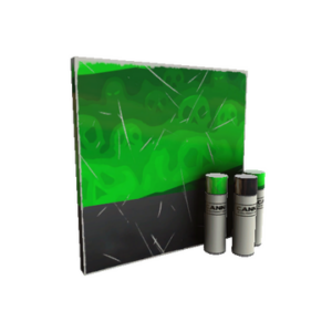 Strange Unusual Health and Hell (Green) War Paint (Minimal Wear)