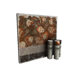Strange Unusual Sarsaparilla Sprayed War Paint (Well-Worn)