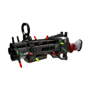 Unusual Festivized Killstreak Death Deluxe Iron Bomber (Well-Worn)