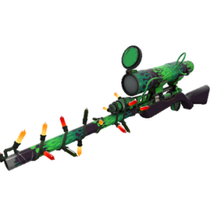 Unusual Festivized Professional Killstreak Helldriver Sniper Rifle (Field-Tested)
