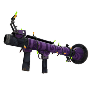 Unusual Festivized Professional Killstreak Portal Plastered Rocket Launcher (Field-Tested)